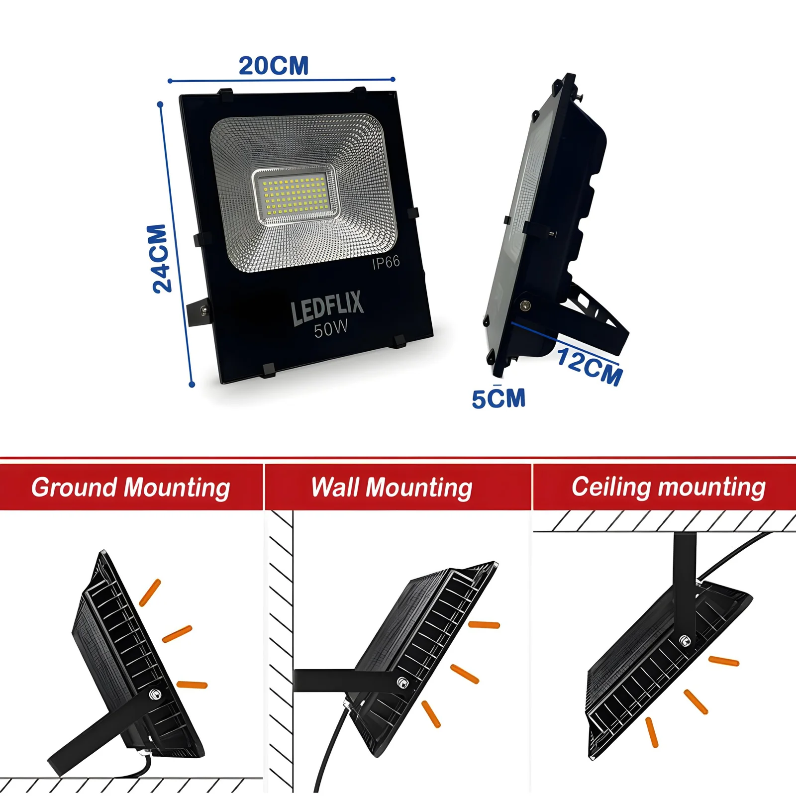 LED Floodlight White 