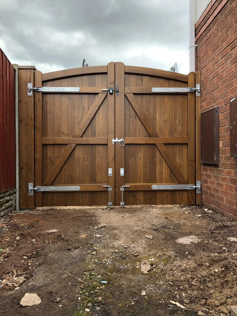 wooden gate hinges