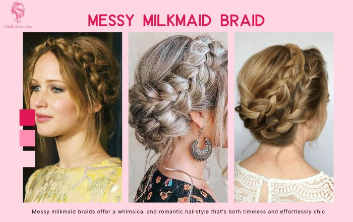 messy-milkmaid-braid-hairstyles