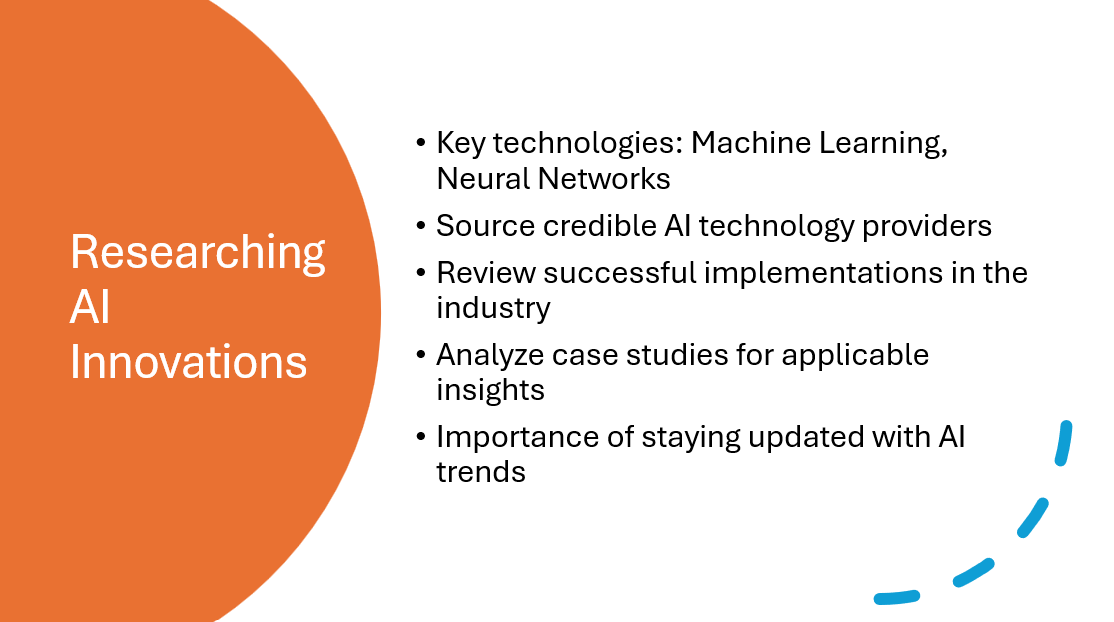 SCMG 501 Week 4 Elevator Pitch: Artificial Intelligence in Supply Chain Management