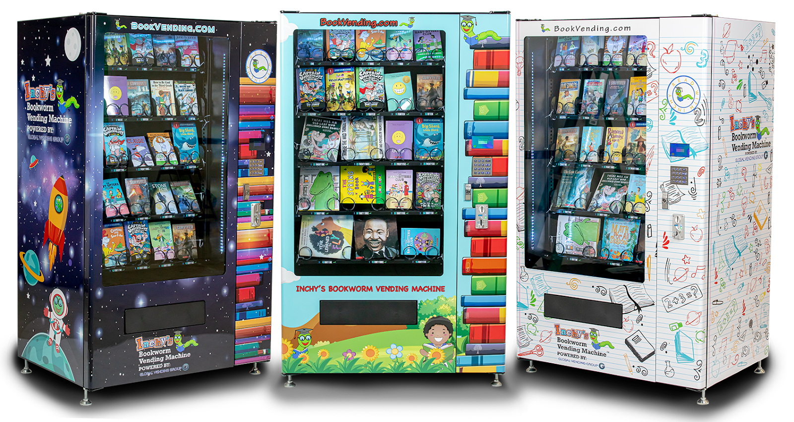 Inchy's Bookworm Vending Machines