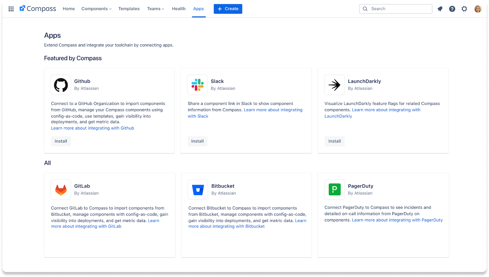 Atlassian Compass Integration