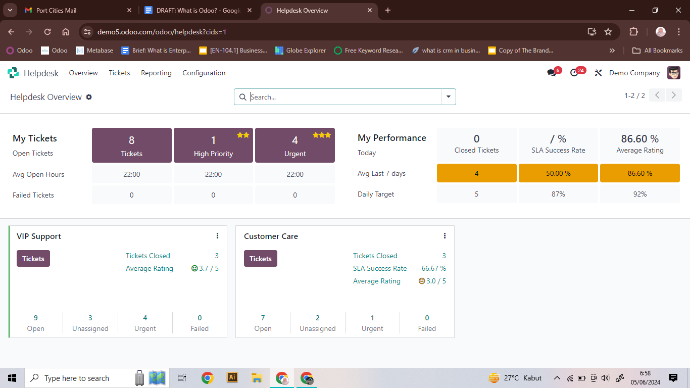 08. portcities.net/blog/erp-and-odoo-insights-2/what-is-odoo-and-how-it-can-help-your-company-grow-147 (Helpdesk dashboard in Odoo 17)
