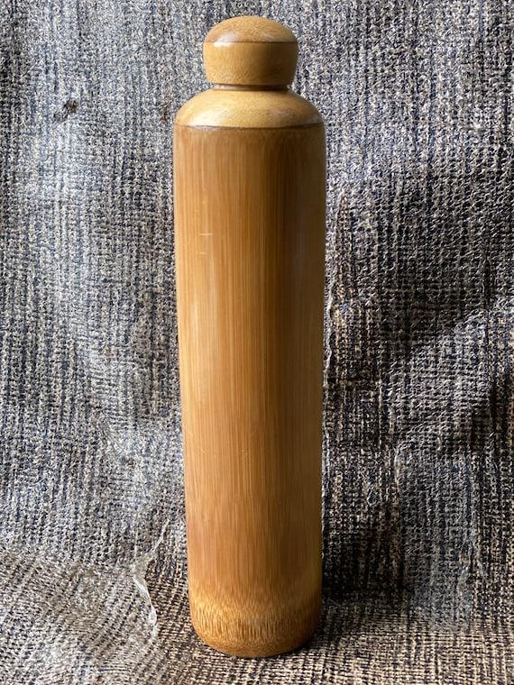 wooden water bottle