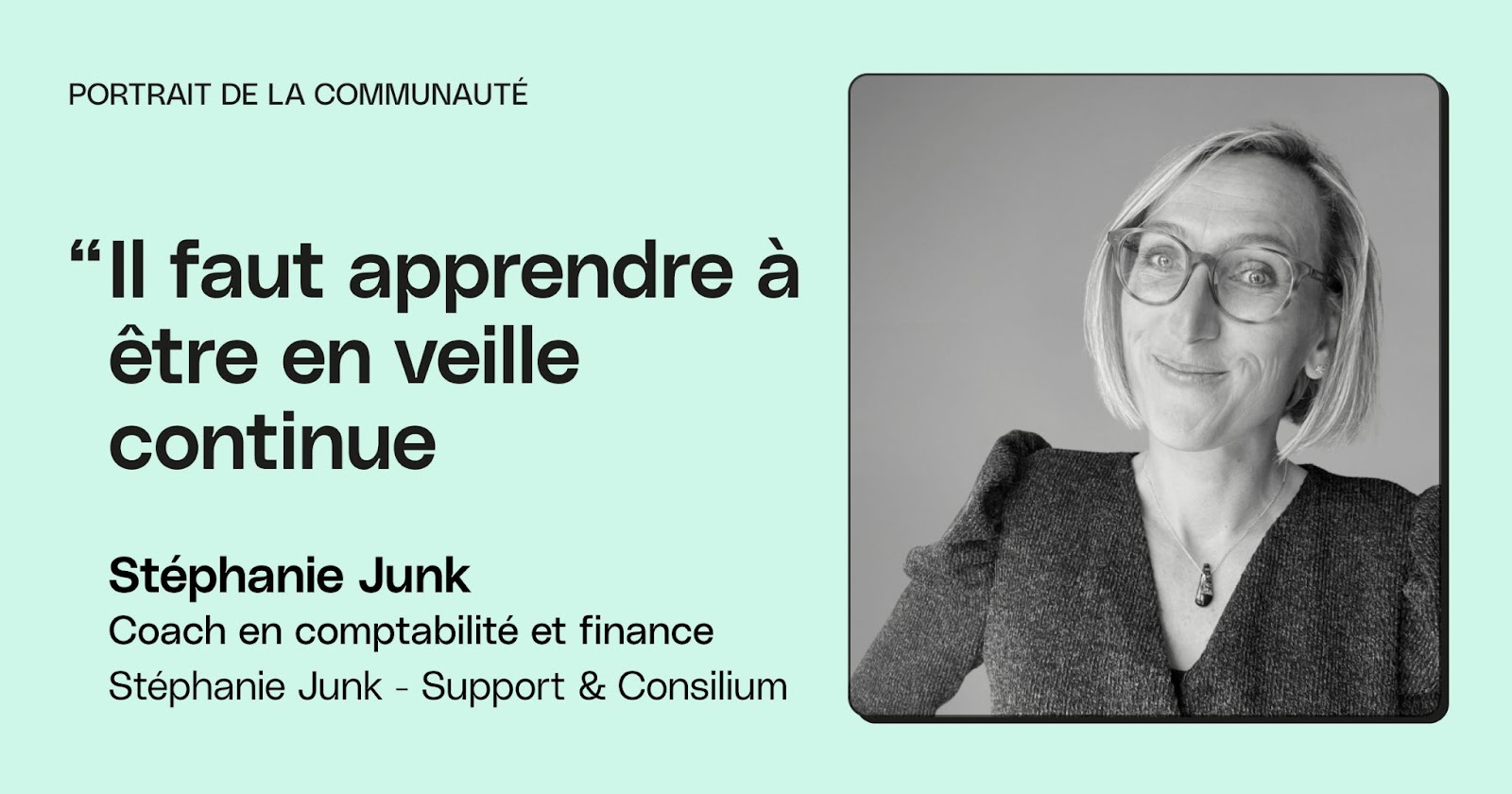 Portrait d'entrepreneure : Stéphanie Junk, Fondatrice de Support & Consilium image