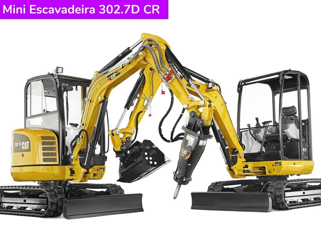 Catálogo Mini Escavadeira 302.7D CR Caterpillar