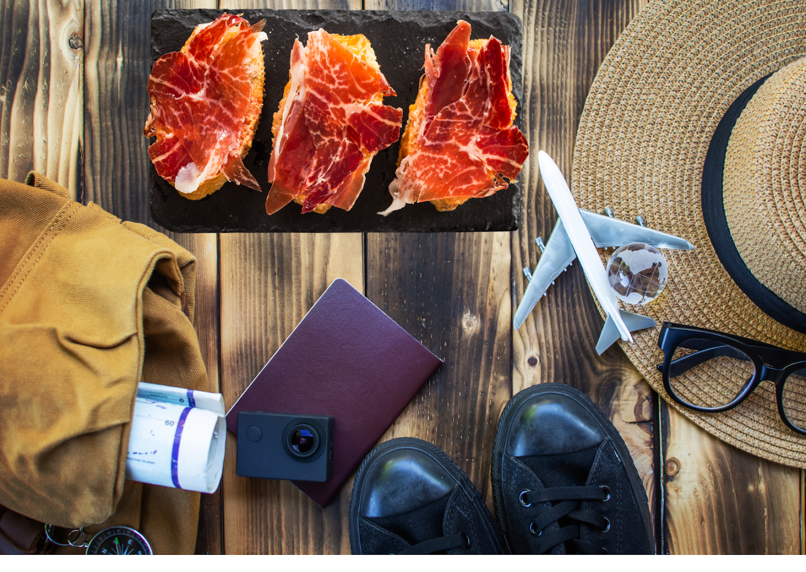 Si può portare il prosciutto iberico o salumi in aereo? Nel bagaglio a mano o in cabina?