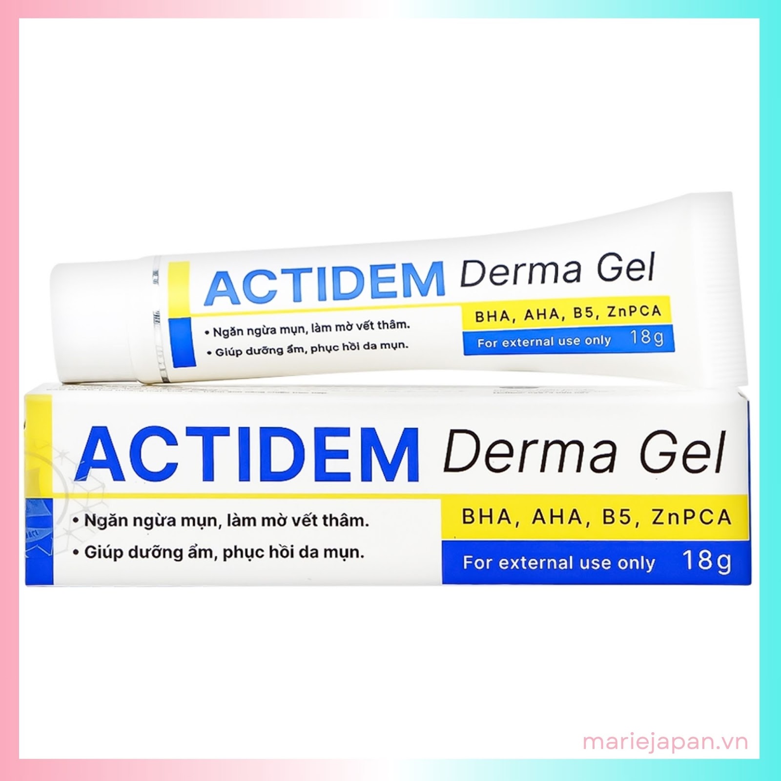 Quy trình sản xuất gel giảm mụn Actidem Derma