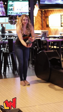 bowling woman fun