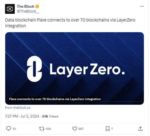 LayerZero and Flare Integration