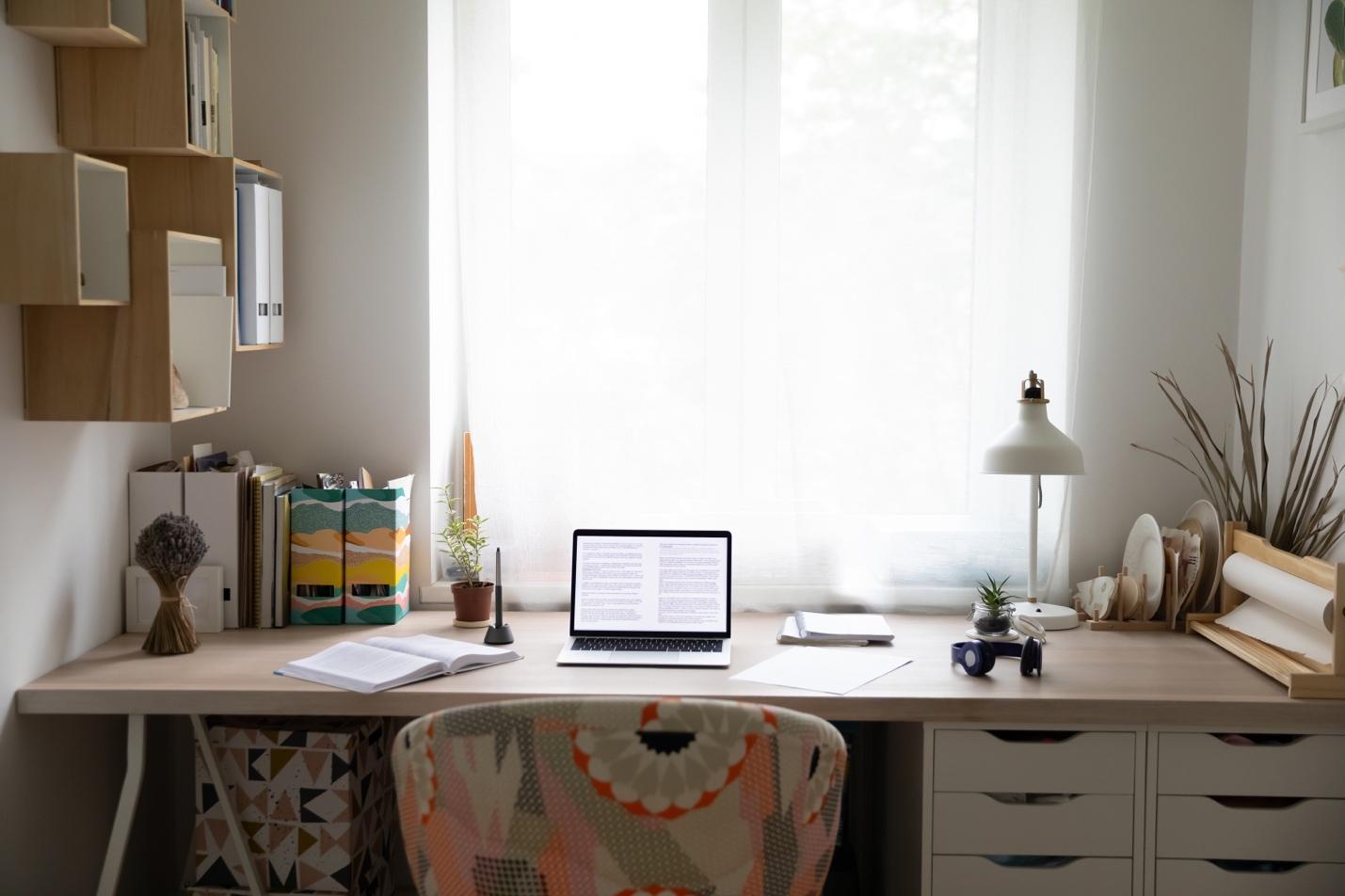 Boho home office