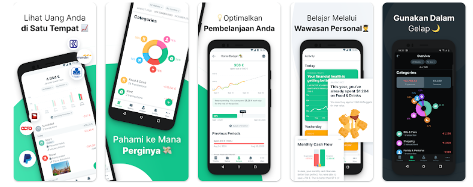 aplikasi catatan keuangan Spendee