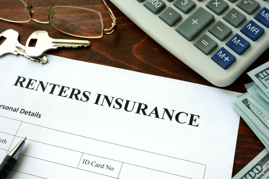 Renters insurance papers 