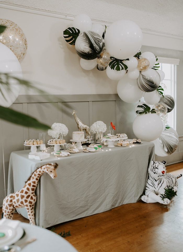 jungle themed baby shower