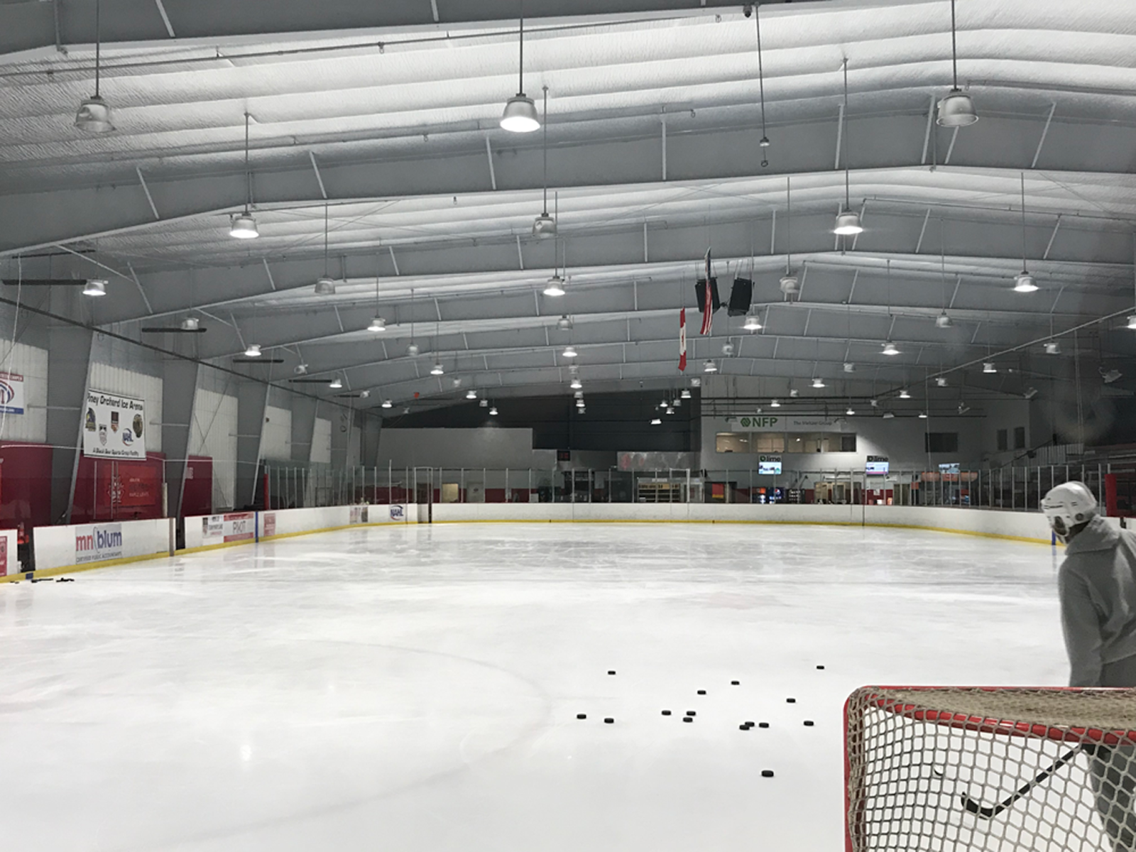 Piney Orchard Ice Arena in Odenton, MD expanded with our pre-engineered steel solution, doubling their facility to meet space needs and support HVAC systems for the ice rink. Our approach ensures long-term success and energy efficiency with a solid foundation system and super-insulated shell.
