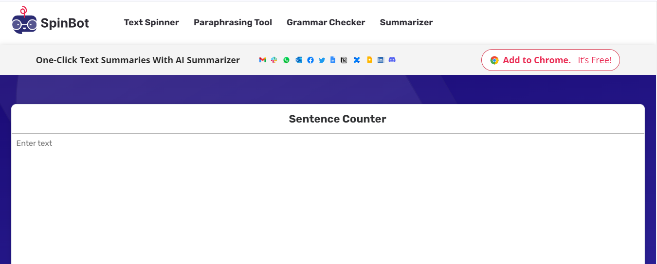 Spinbot.com Sentence Counter