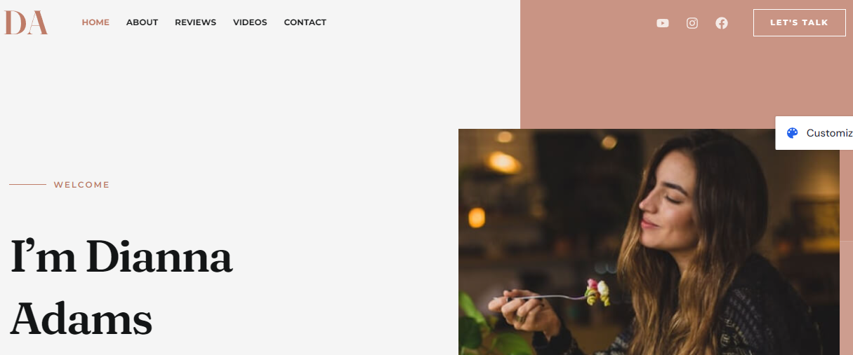 Food Blogger template