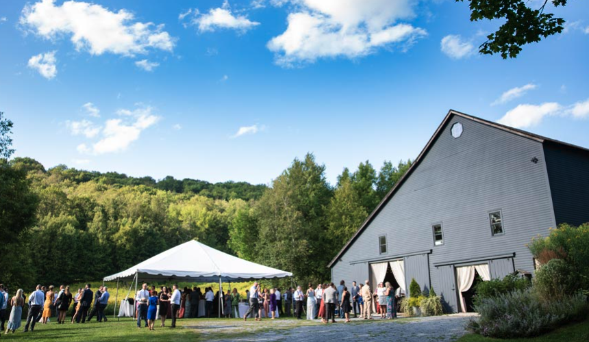 outdoor wedding venues vermont