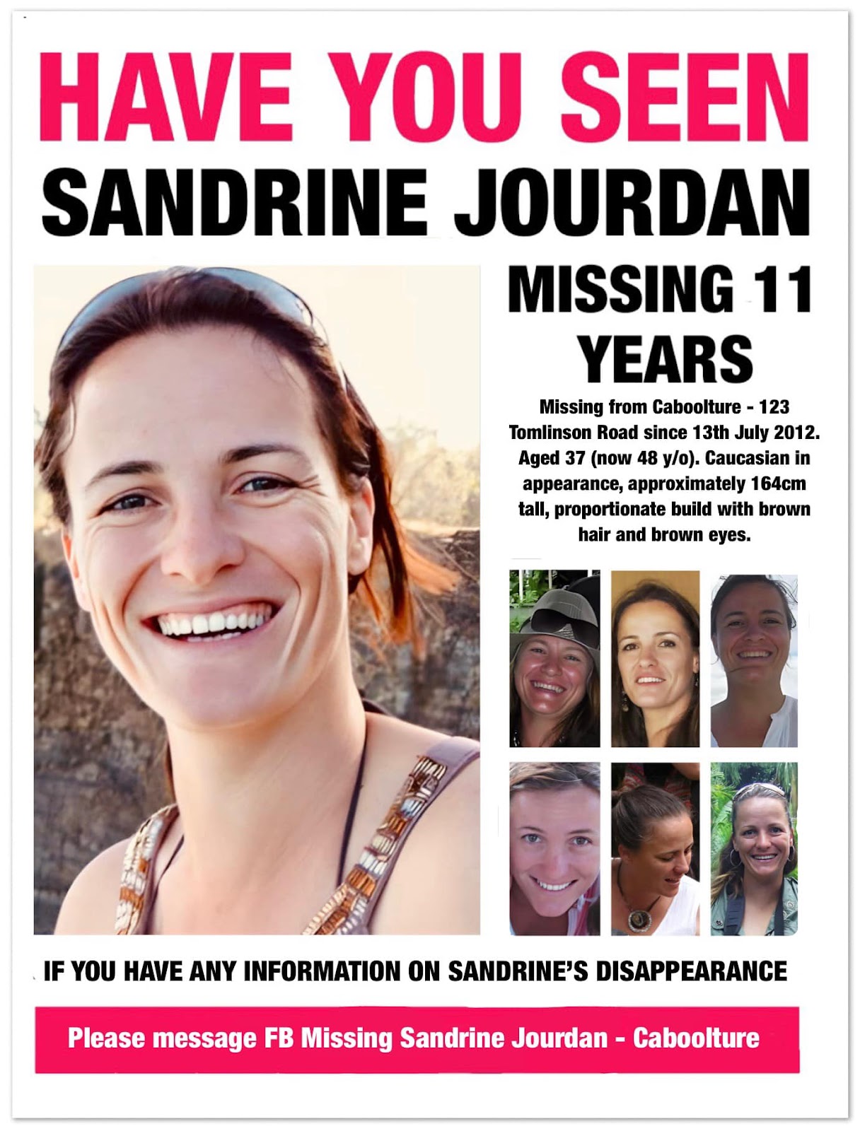 Missing: Sandrine Jourdan in Caboolture