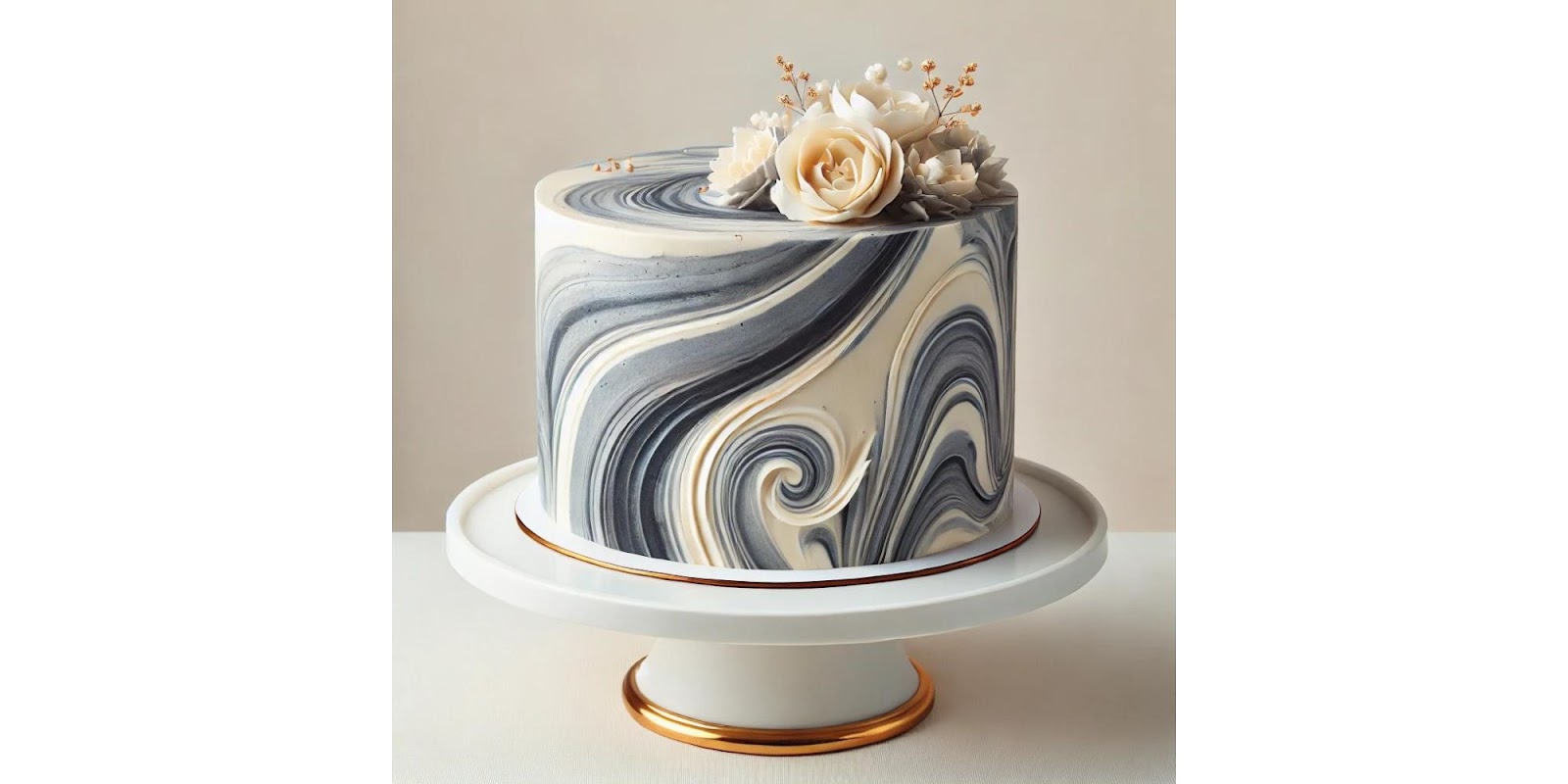 Marble Buttercream Cake: A Versatile Design Ideal for Any Celebratory Occasion