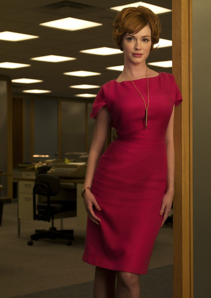 Joan Holloway was portrayed by Christina Hendricks.