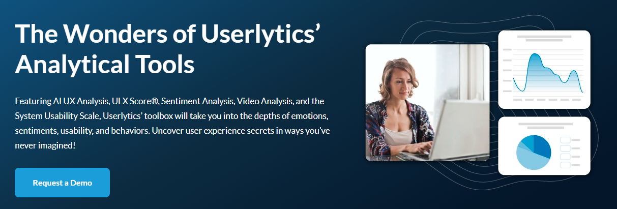 Userlytics' analytics tools