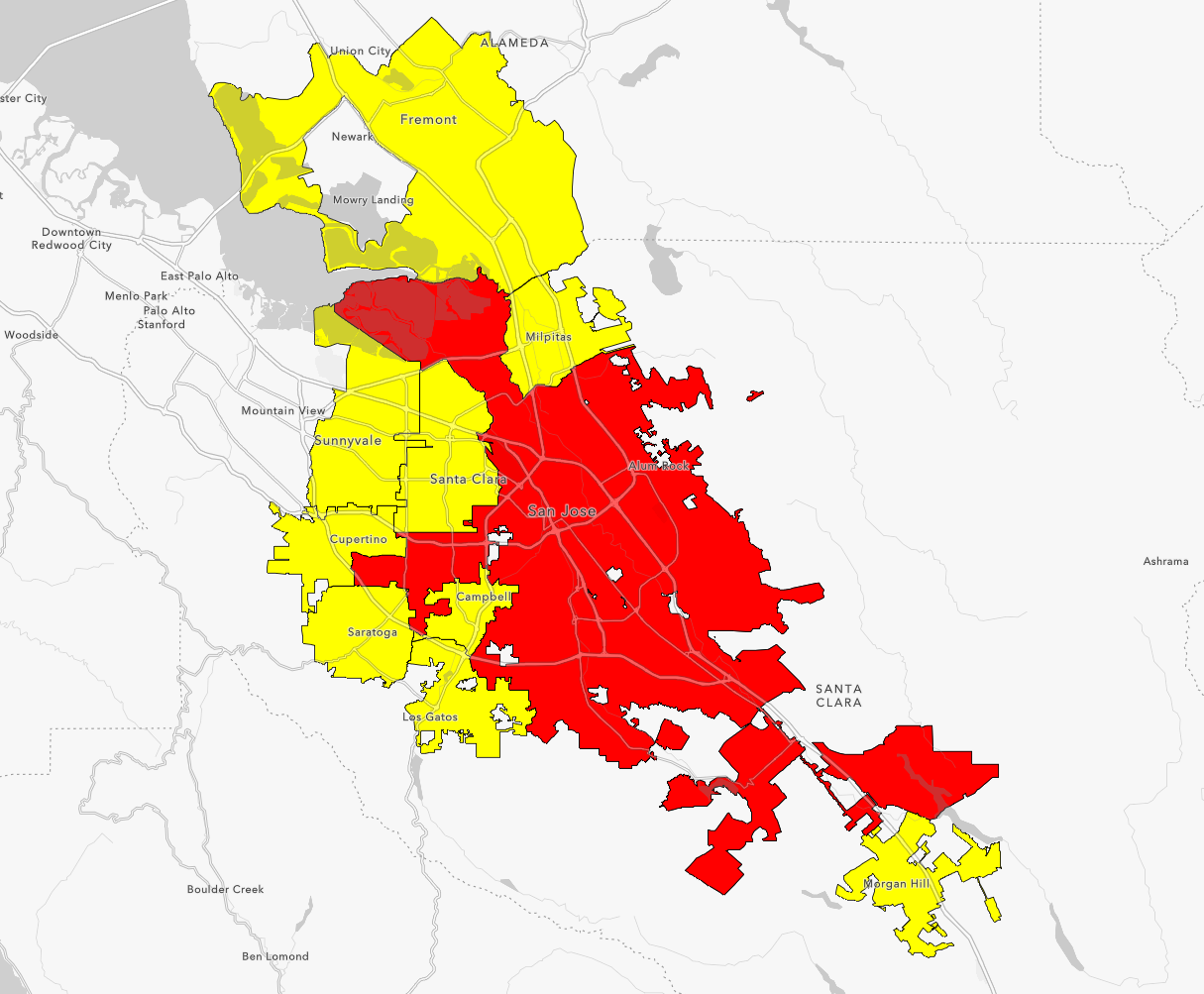 Maps Show How Sb 915 Would Slam The Brakes On Autonomous Vehicles In California Autonomous 6047