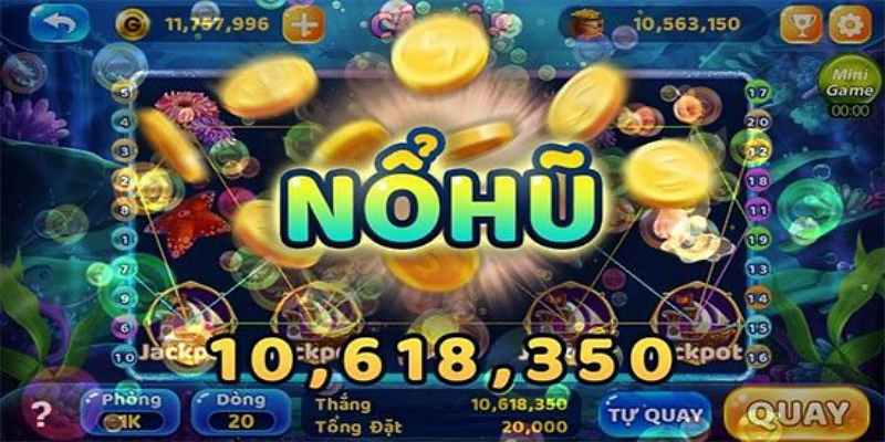 Nổ hũ là trò chơi kinh điển trong các casino
