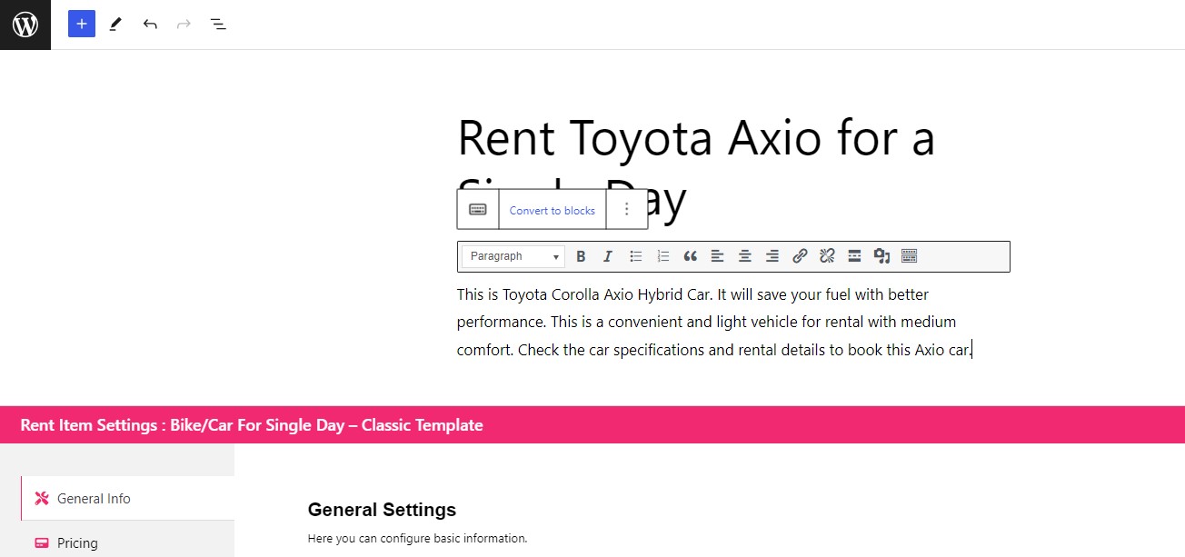 How to use a car rental plugin for WordPress in 2024 16