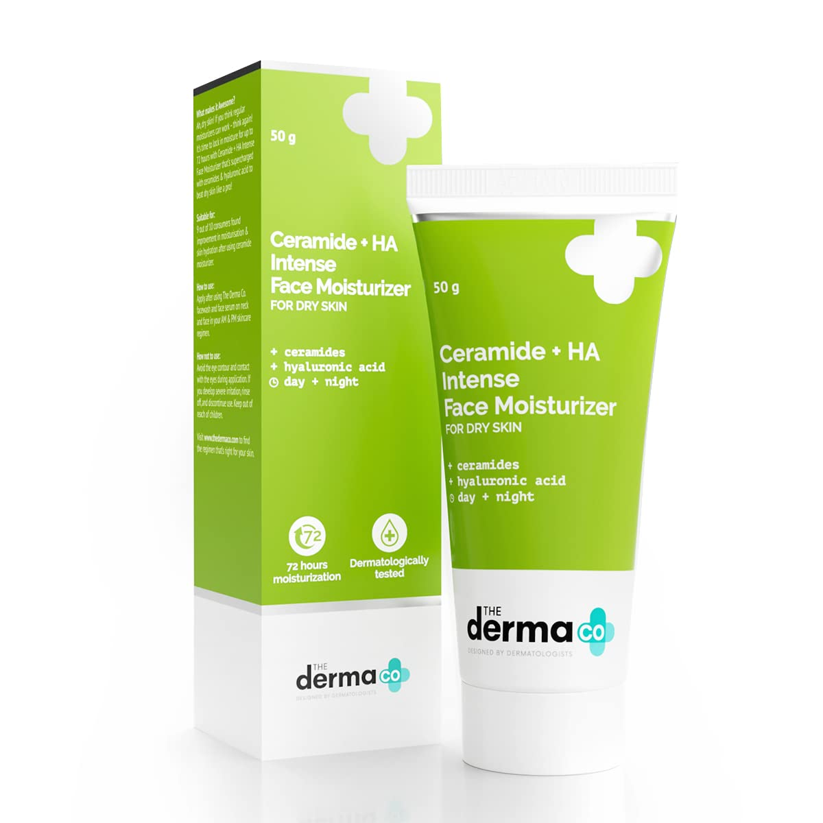 The Derma Co Ceramide + Ha Intense Moisturizer 