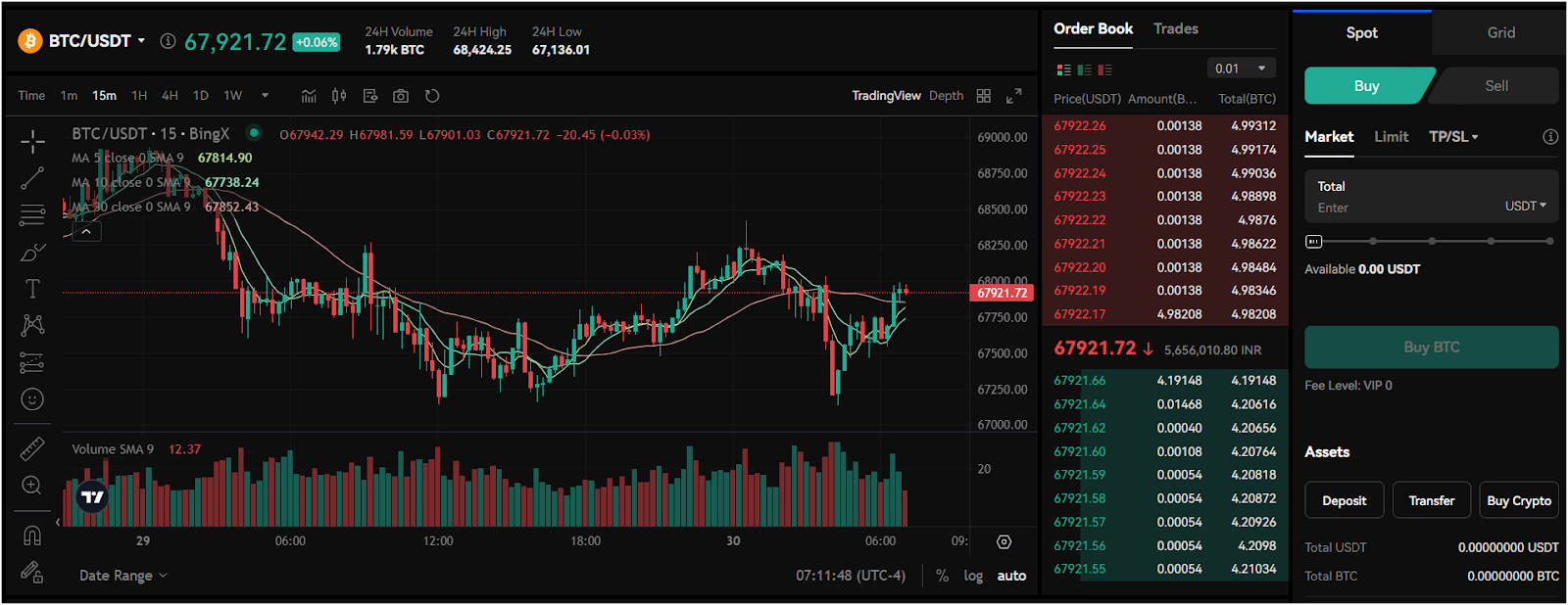 Step 4: Start Trading Crypto