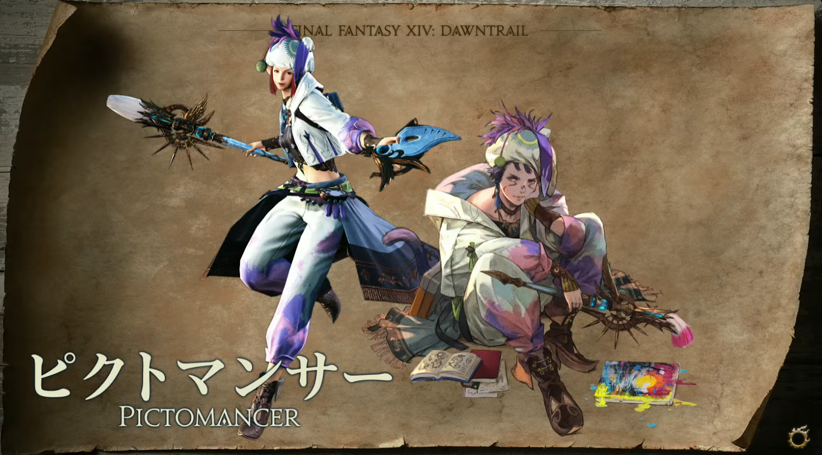 characters with the Pictomancer job equipped