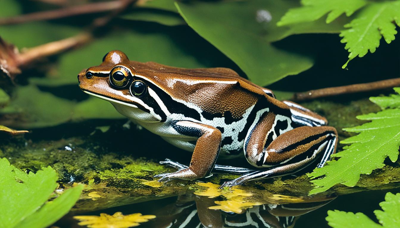 Wood frog mating