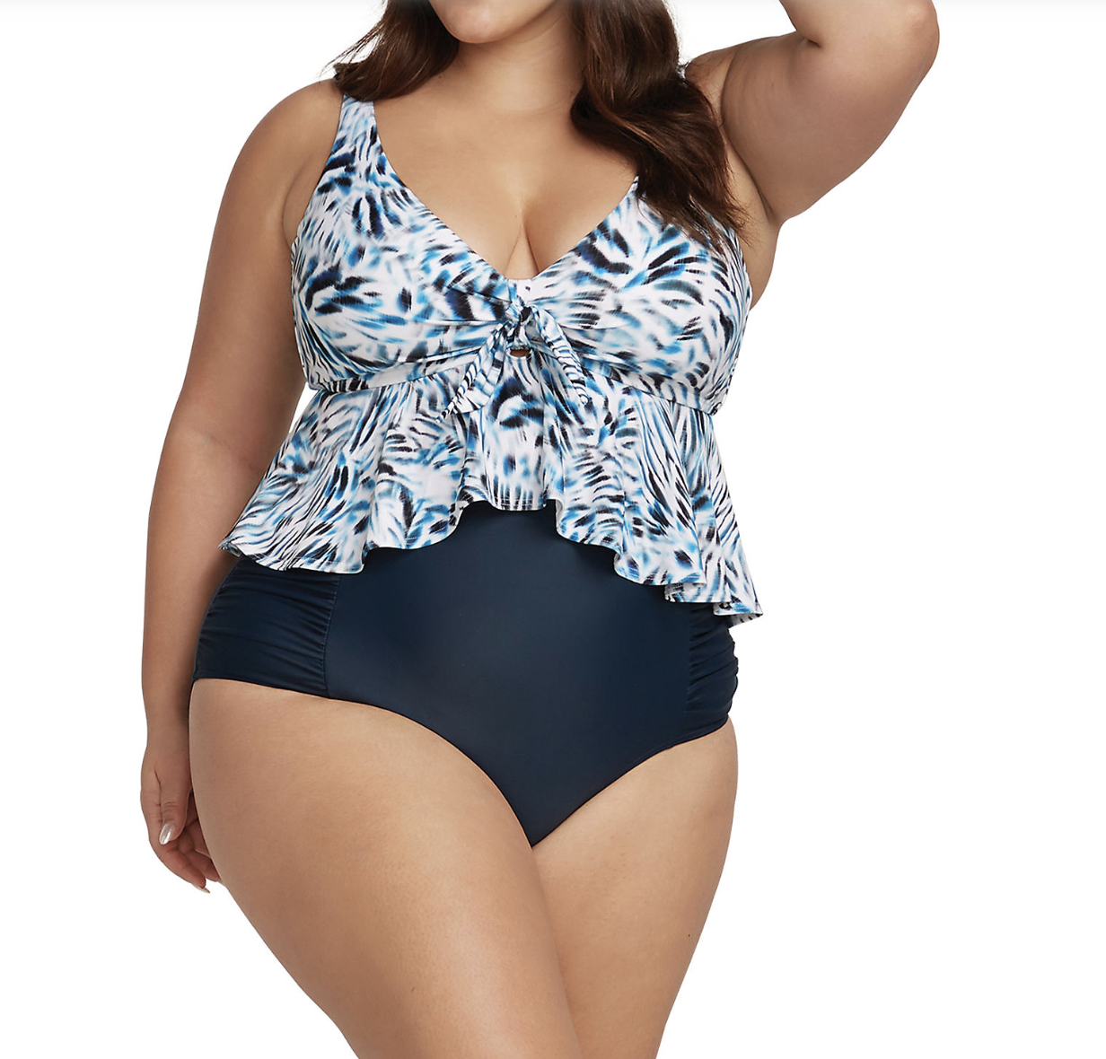 Artesands Ze Blu Chagall Midkini Curve Fit Bikini Top Swimsuit