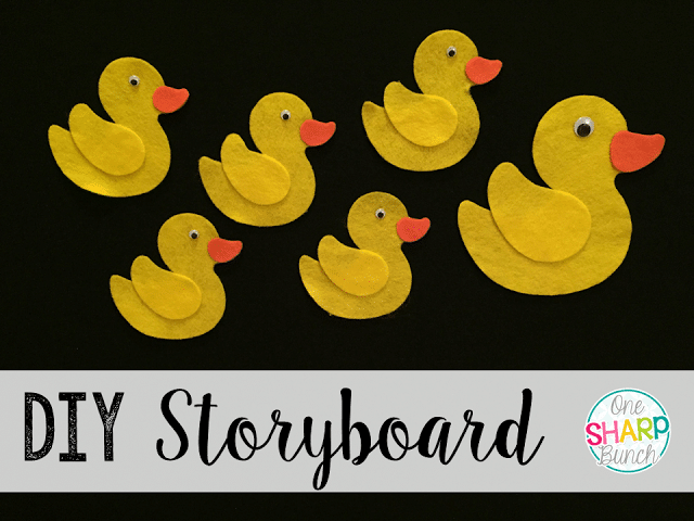 Step-by-step DIY felt board and Five Little Duck felt storyboard!