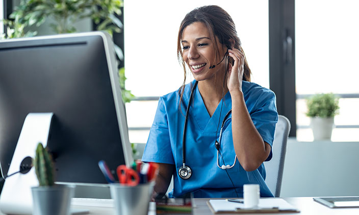 What does a telehealth nurse do?