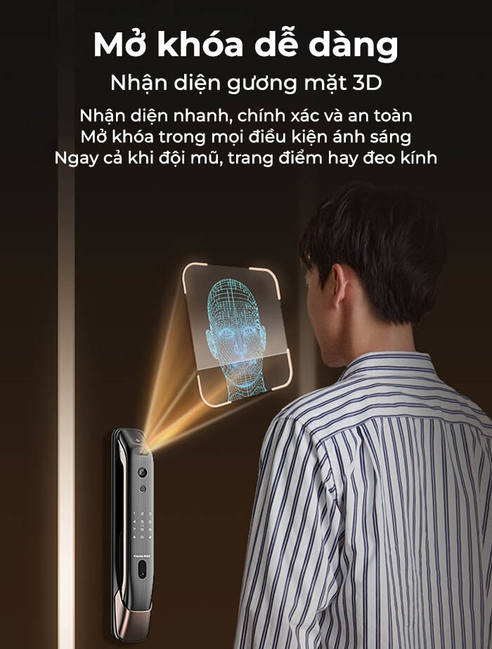 Nhận diện gương mặt 3D chỉ trong tích tắc
