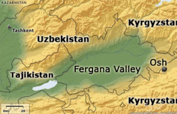 Where is the Fergana Valley located? - Quora