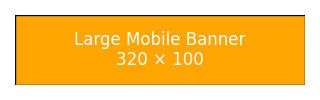 Sample Large Mobile Banner Ad (320×100)