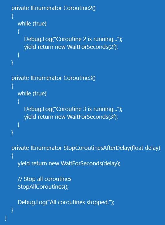 Корутины в Unity3D