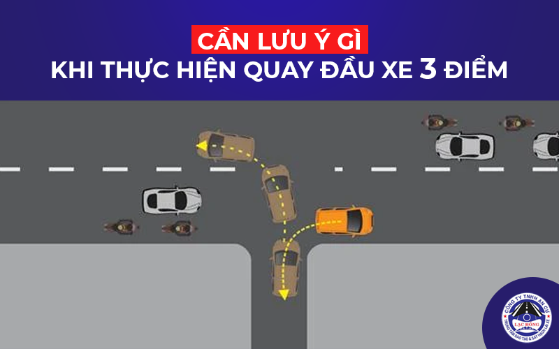 ky thuat quay dau xe o to 3 diem 