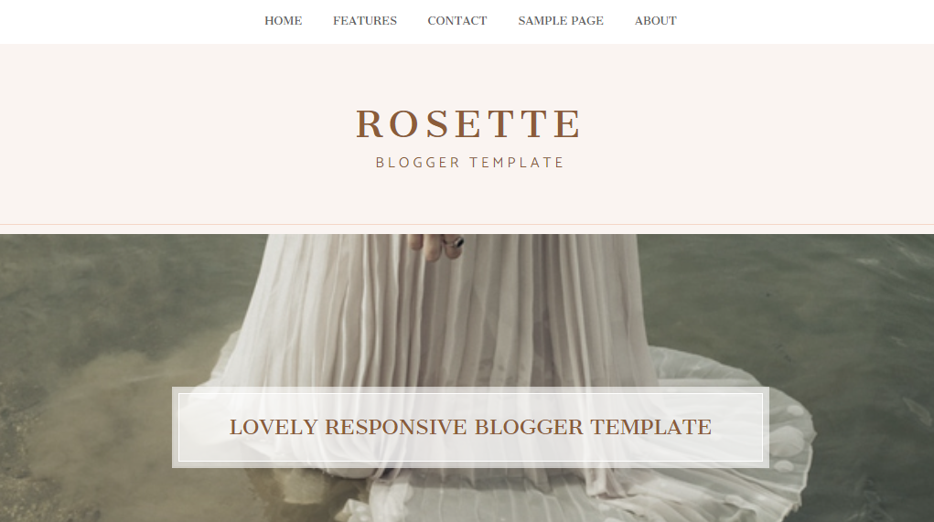 Envye Rosette - Pretty Blog template