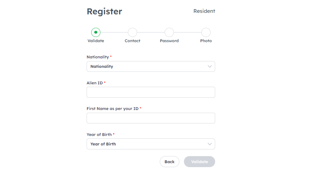 A screenshot of a register

Description automatically generated