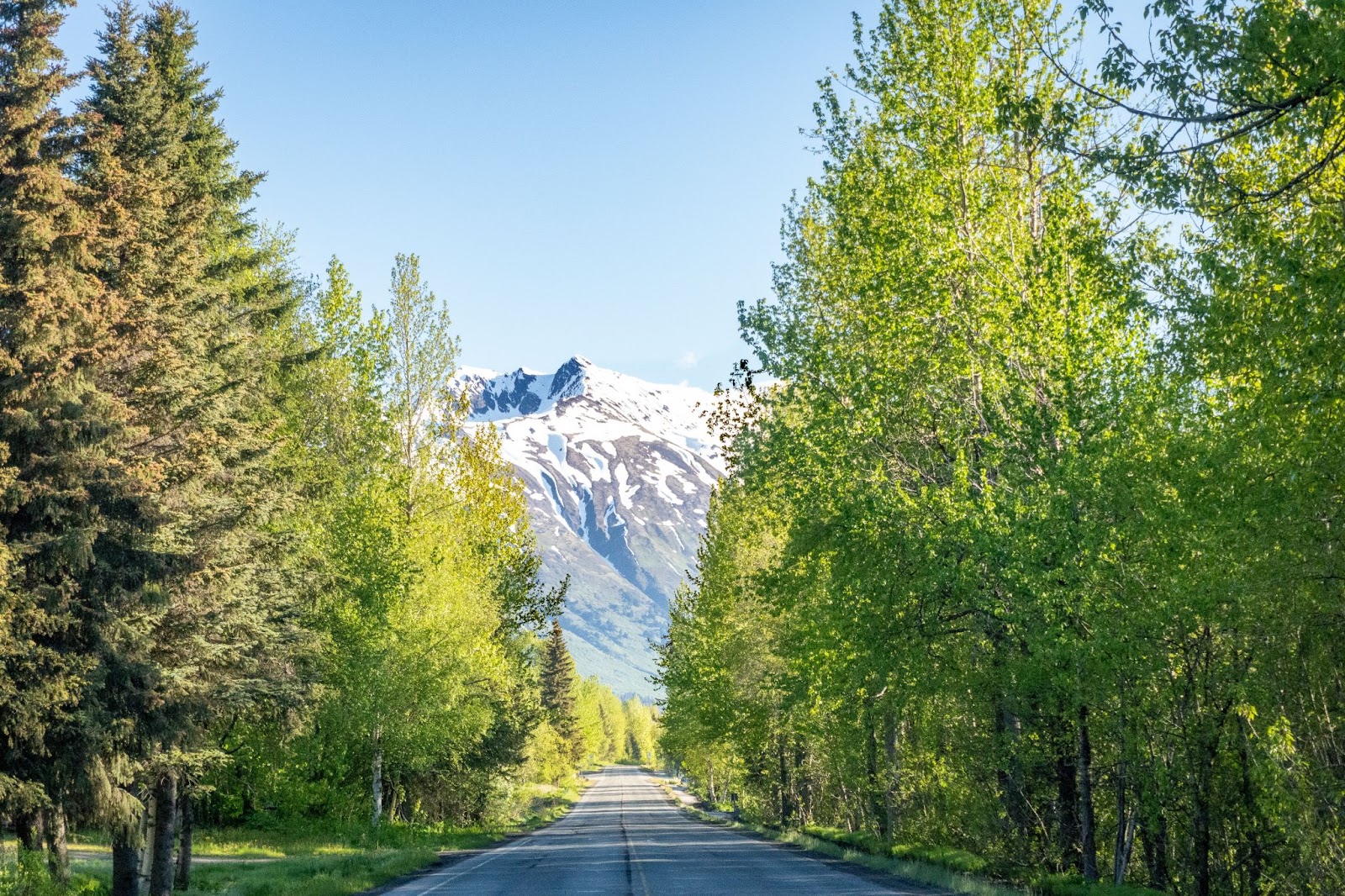 Alaska road trip on Seward Highway