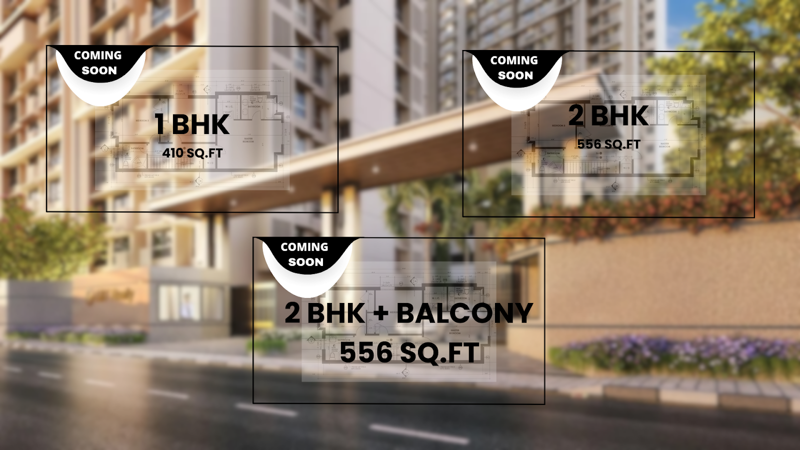 The possibility of expansion on a carefully chosen plot of land in the L&T 77 Crossroads Ghatkopar Mumbai.