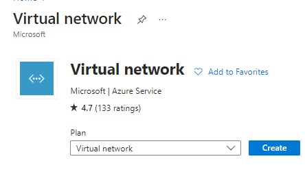 Create Virtual Network