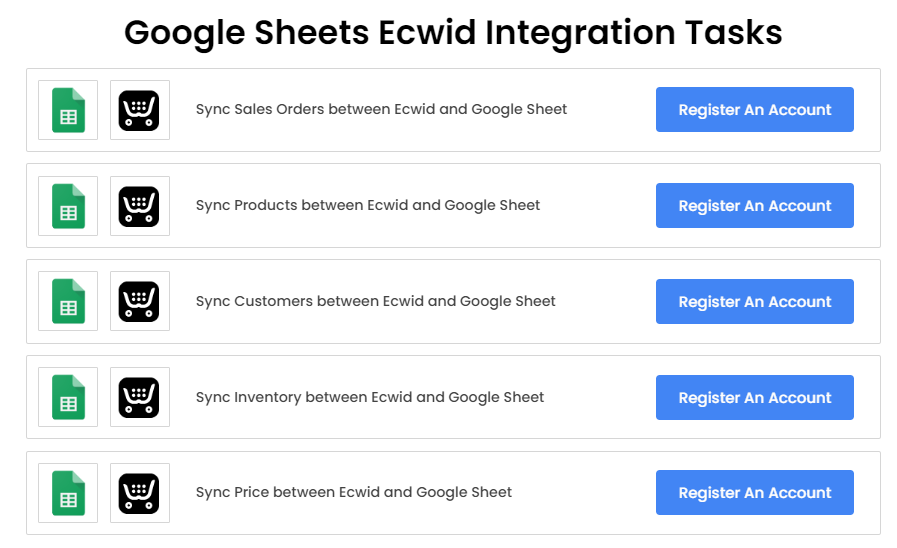 Google Sheets Report Template