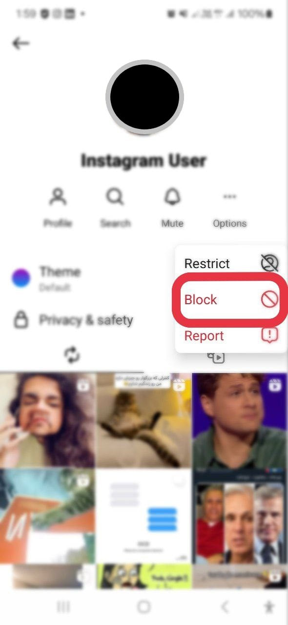 How to block someone who blocked you