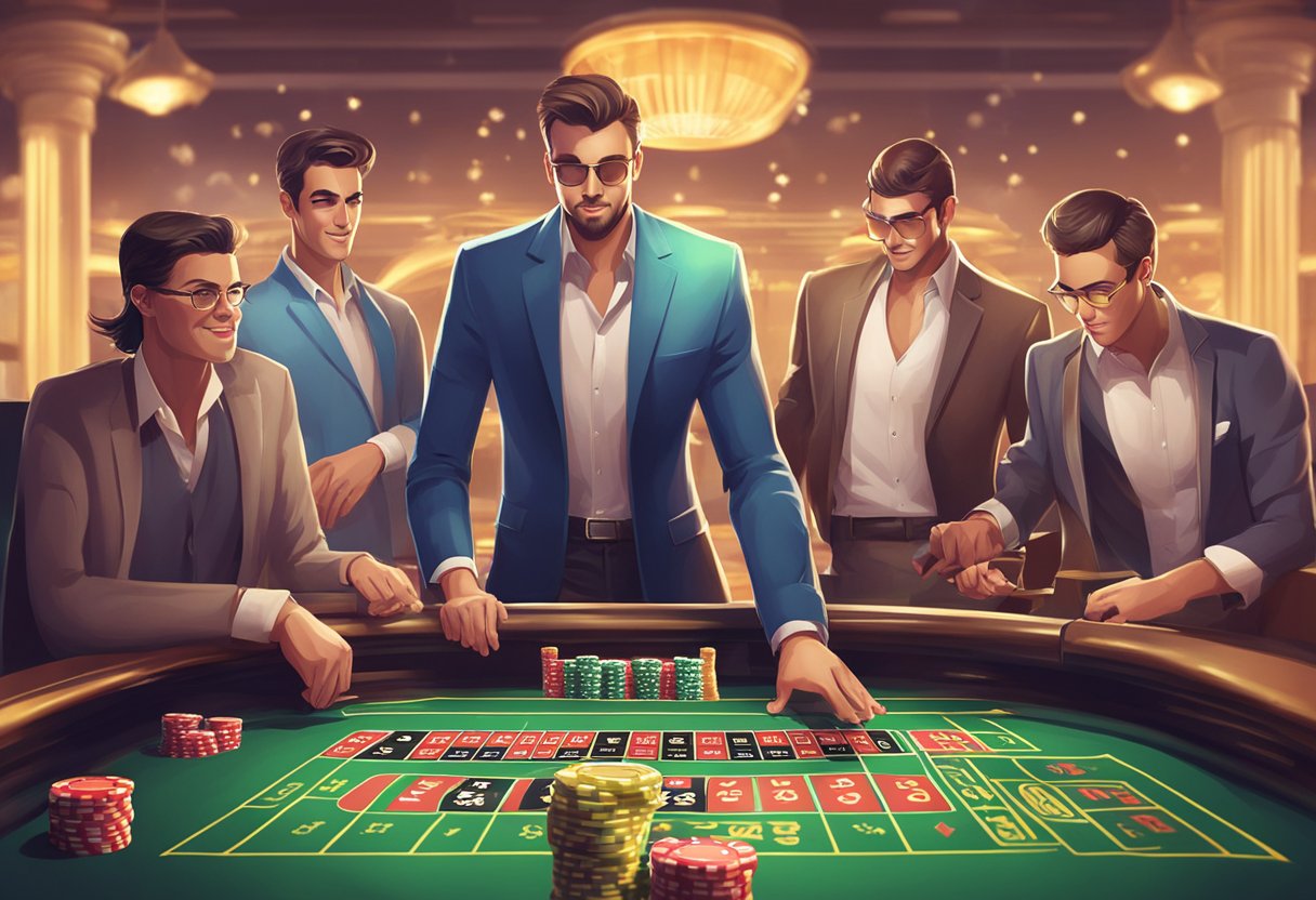 A group of online casino games being played with smart strategies