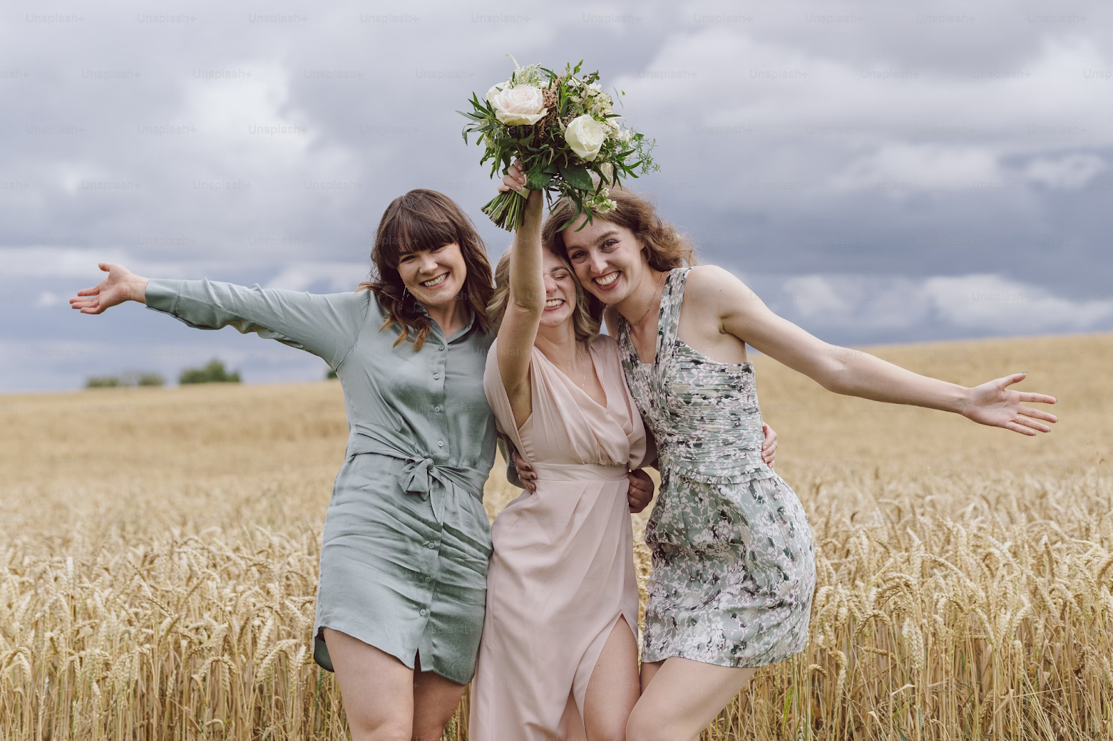 how to wear bridesmaid dress
